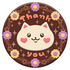 CHOCOLATE CAT sticker #9925672