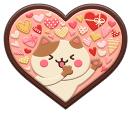 CHOCOLATE CAT sticker #9925674