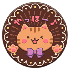 CHOCOLATE CAT sticker #9925687