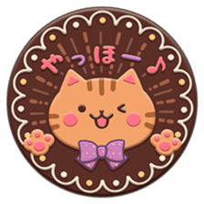 CHOCOLATE CAT sticker #9925687