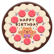 CHOCOLATE CAT sticker #9925703