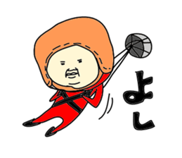 Red Devil-san (Early days) sticker #9925872