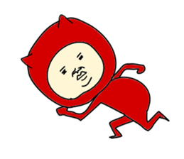 Red Devil-san (Early days) sticker #9925873