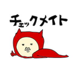 Red Devil-san (Early days) sticker #9925875