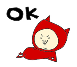 Red Devil-san (Early days) sticker #9925883