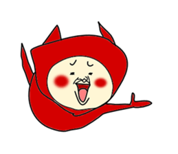 Red Devil-san (Early days) sticker #9925888