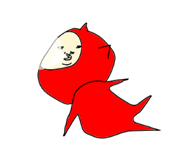 Red Devil-san (Early days) sticker #9925891