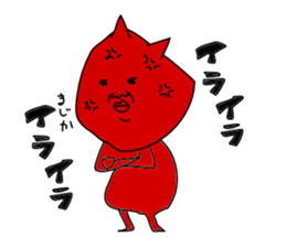 Red Devil-san (Early days) sticker #9925899