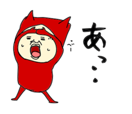 Red Devil-san (Early days) sticker #9925902