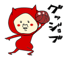 Red Devil-san (Early days) sticker #9925905