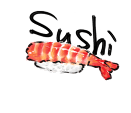 shrimp sticker english ver. sticker #9926653
