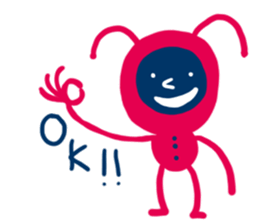 Pretty sticker of 'fine ant' sticker #9927153