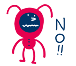 Pretty sticker of 'fine ant' sticker #9927154