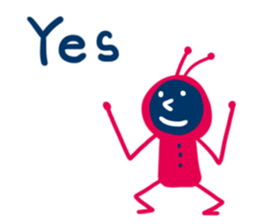 Pretty sticker of 'fine ant' sticker #9927164