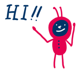 Pretty sticker of 'fine ant' sticker #9927170