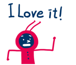 Pretty sticker of 'fine ant' sticker #9927182