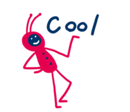 Pretty sticker of 'fine ant' sticker #9927184