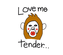 A mischievous Orangutan sticker #9927236