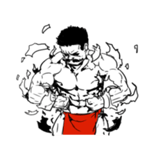 just muscle sticker #9927353