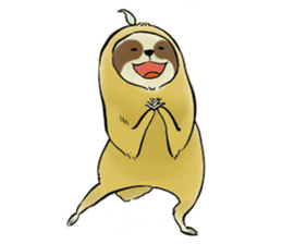 NAMAKEMONO a sloth sticker #9927472