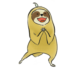 NAMAKEMONO a sloth sticker #9927472