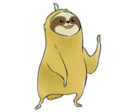 NAMAKEMONO a sloth sticker #9927473
