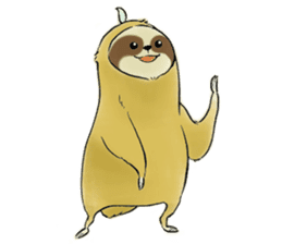 NAMAKEMONO a sloth sticker #9927473