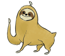 NAMAKEMONO a sloth sticker #9927476