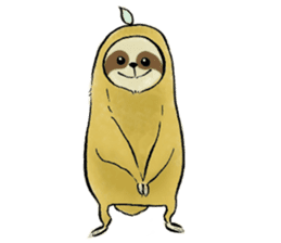 NAMAKEMONO a sloth sticker #9927477