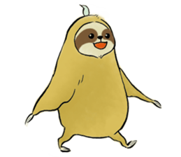 NAMAKEMONO a sloth sticker #9927478