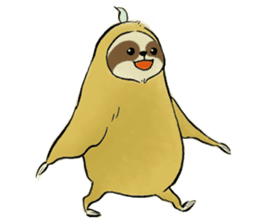 NAMAKEMONO a sloth sticker #9927478