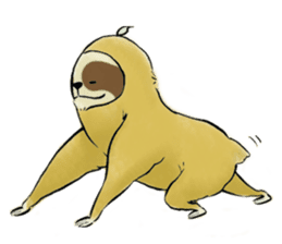 NAMAKEMONO a sloth sticker #9927480