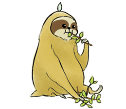NAMAKEMONO a sloth sticker #9927481