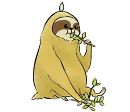 NAMAKEMONO a sloth sticker #9927481