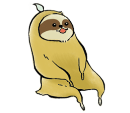 NAMAKEMONO a sloth sticker #9927483
