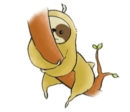 NAMAKEMONO a sloth sticker #9927486