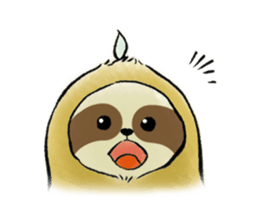 NAMAKEMONO a sloth sticker #9927488