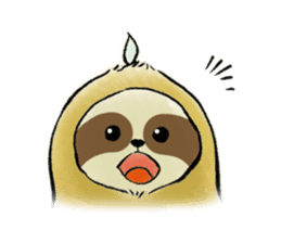 NAMAKEMONO a sloth sticker #9927488