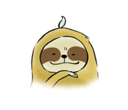 NAMAKEMONO a sloth sticker #9927491