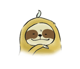 NAMAKEMONO a sloth sticker #9927491