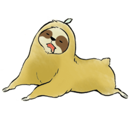 NAMAKEMONO a sloth sticker #9927494