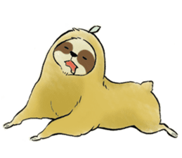NAMAKEMONO a sloth sticker #9927494
