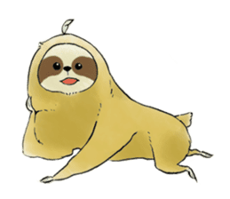 NAMAKEMONO a sloth sticker #9927496