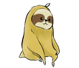 NAMAKEMONO a sloth sticker #9927497