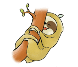 NAMAKEMONO a sloth sticker #9927498