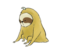 NAMAKEMONO a sloth sticker #9927499