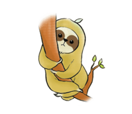NAMAKEMONO a sloth sticker #9927500