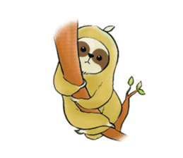 NAMAKEMONO a sloth sticker #9927500