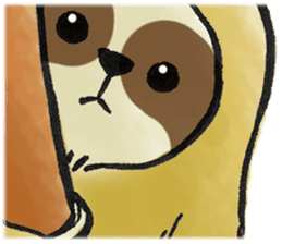 NAMAKEMONO a sloth sticker #9927502