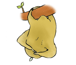 NAMAKEMONO a sloth sticker #9927505